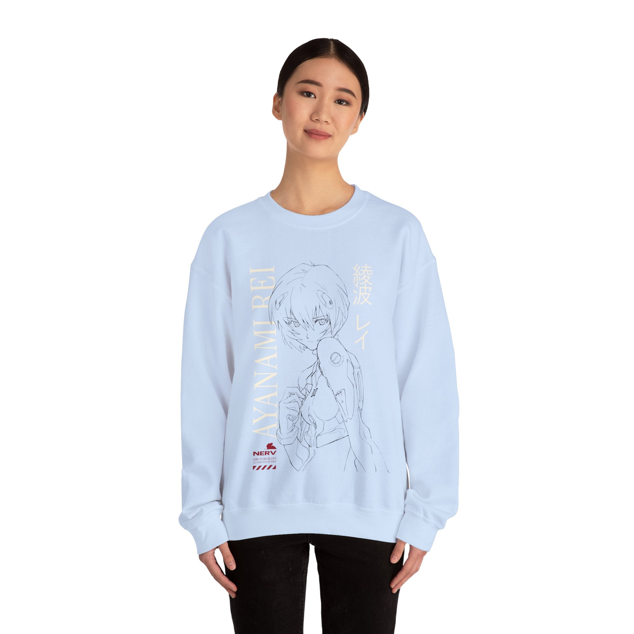 Neon Genesis Evangelion Rei Ayanami Crewneck Sweatshirt