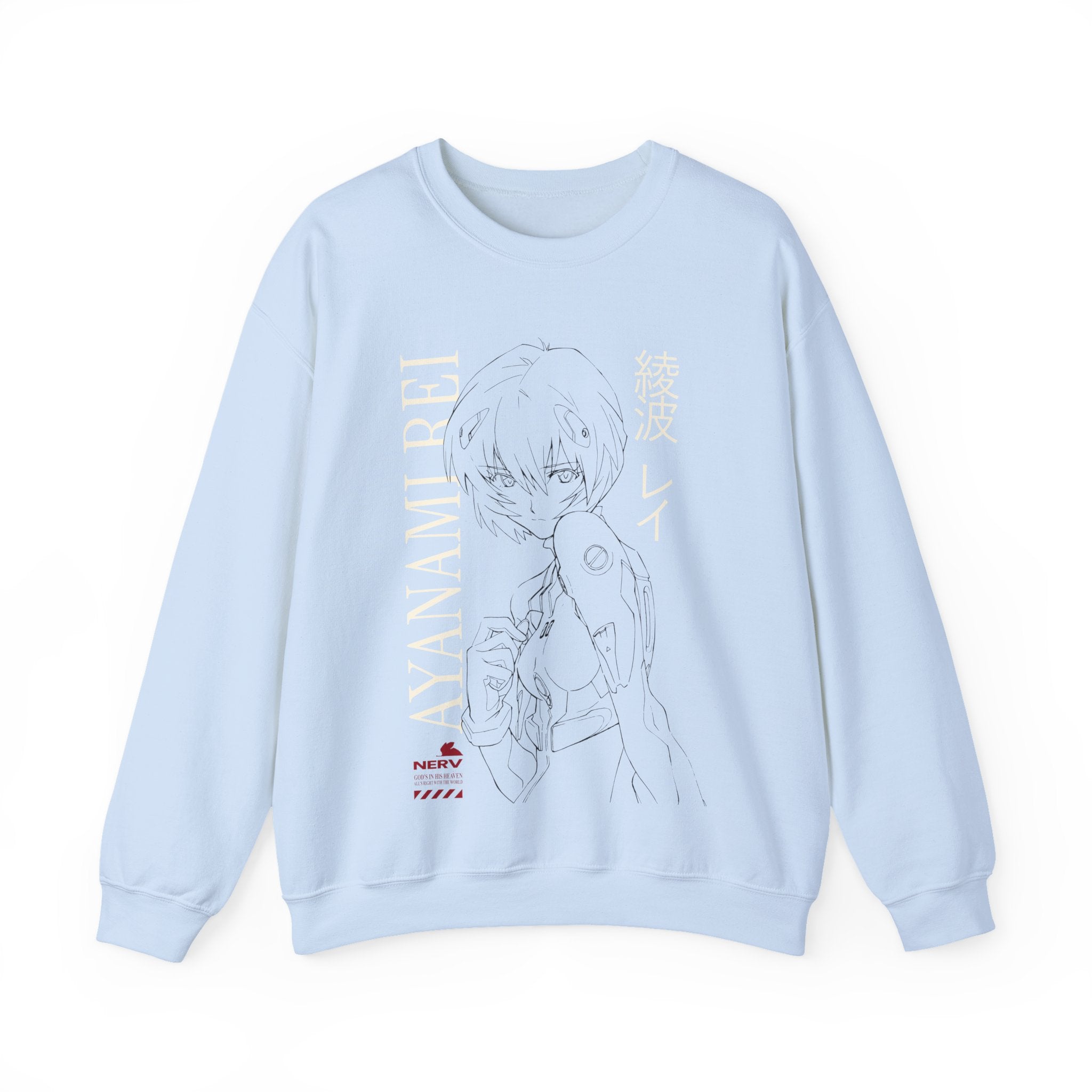 Neon Genesis Evangelion Rei Ayanami Crewneck Sweatshirt