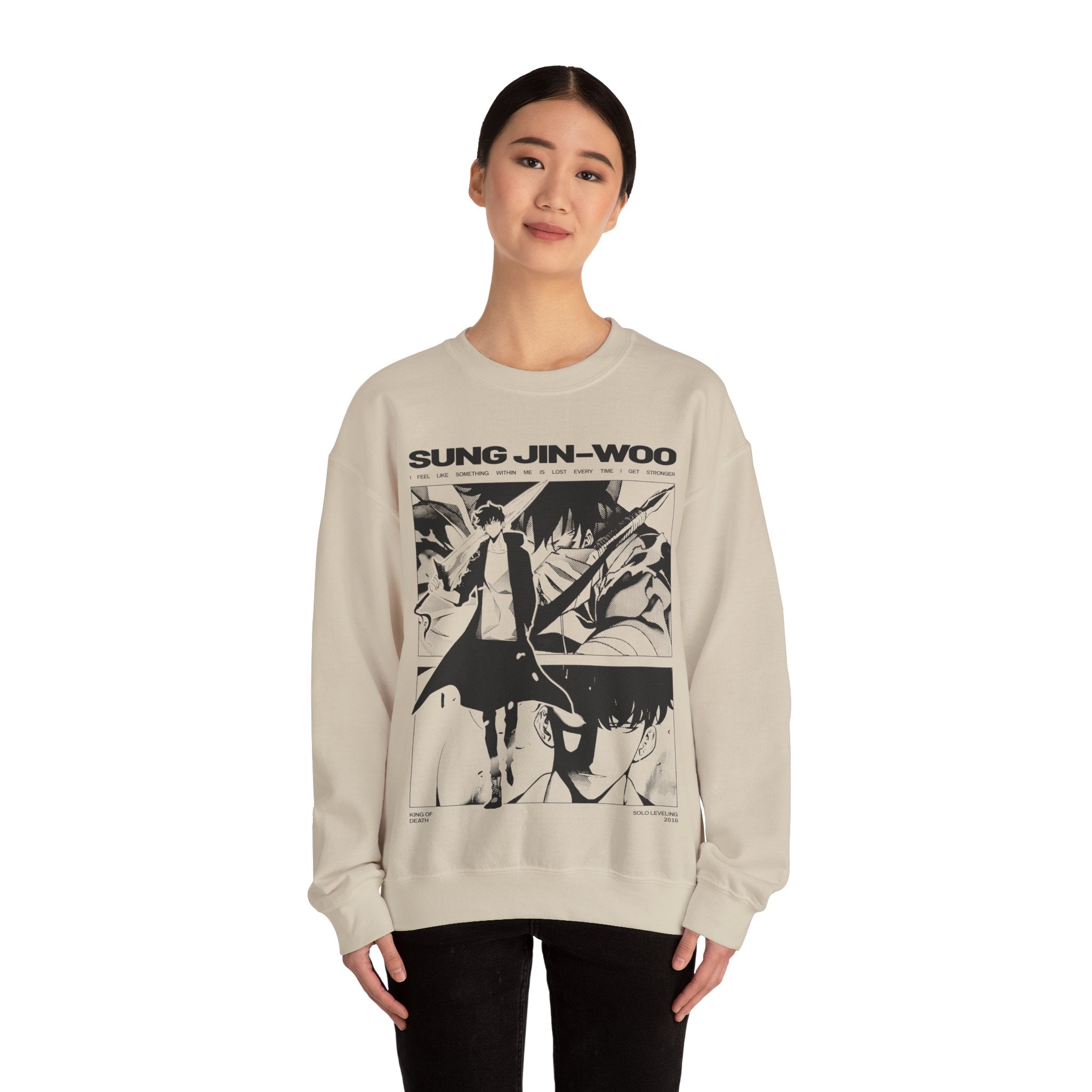 Solo Leveling Sung Jin-Woo Crewneck Sweatshirt