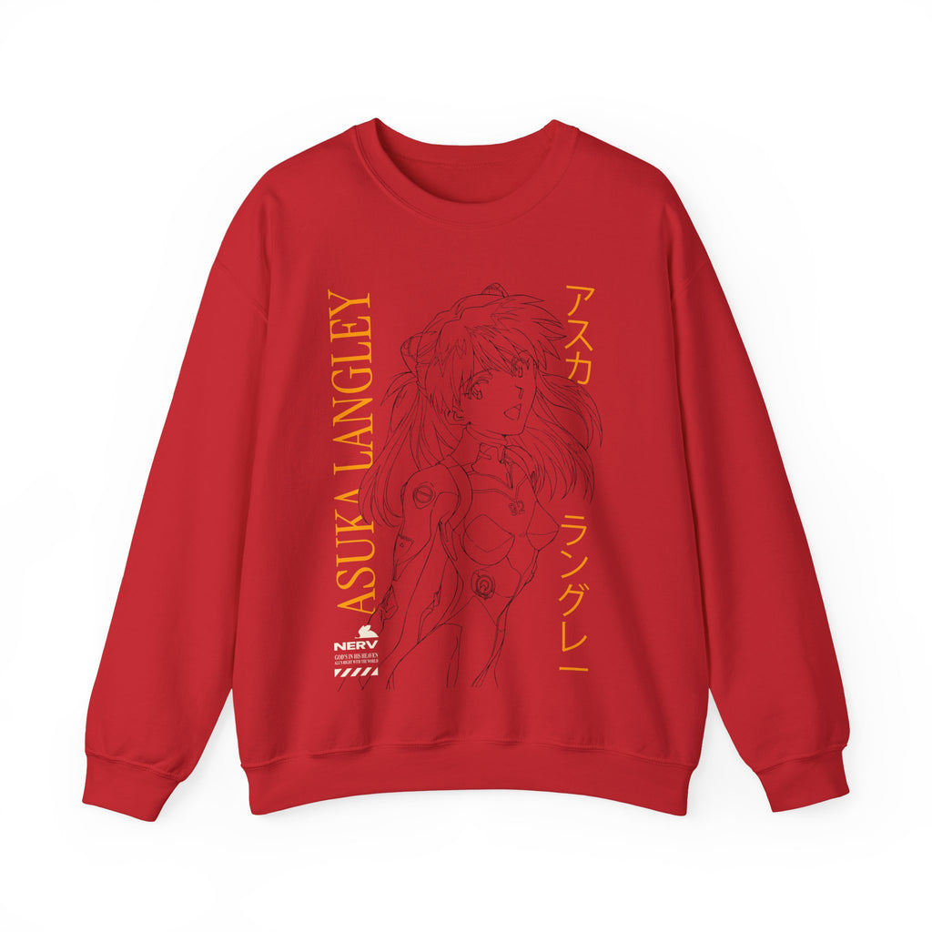 Neon Genesis Evangelion Asuka Crewneck Sweatshirt
